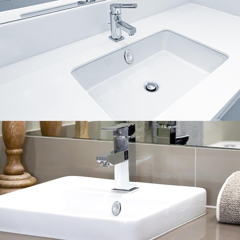 Yistoi Pack of 4 Sink Overflow Covers, Applicable Diameter 22-24