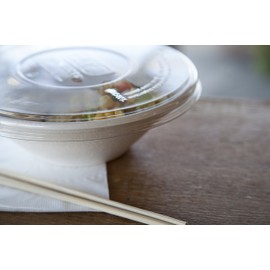 Eco-Products, Inc EP-BLRDLID Recycled Content Lid, Fits All Coupe and Noodle Bowls (Pack of 400)