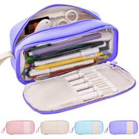 JAESITETER Big Capacity Pencil Case Aesthetic Pencil Case Office College School Large Storage High Capacity Pencile Pounch for Teen Girl Boy Men Women Design Large Pen Bag