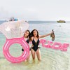 Sumind Bride Bachelorette Pool Floats 61 Inch Diamond Ring Float