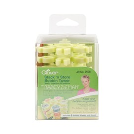 Clover Stack 'n Store - Torre de bobina con Nancy Zieman, 3.5 x 3.75 pulgadas