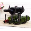 Ebros Gift Large Cast Iron Rustic Farmhouse Stacked Horseshoes 3