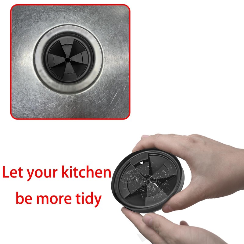 Anglepingping 2pcs 3 3/8" Garbage Disposal Sink Baffle QCB-AM Splash