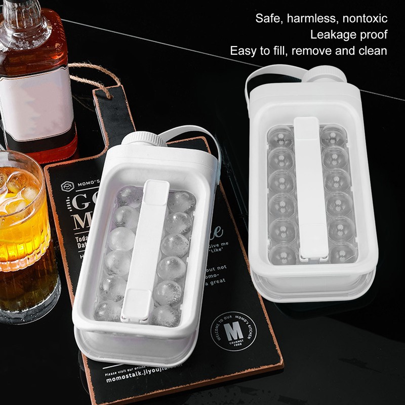 Ice Ball Maker Mold Rapid Demoulding Portable Ice Cubes Trays