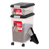 IRIS USA Dog Food Storage Container, 30 lbs & 11