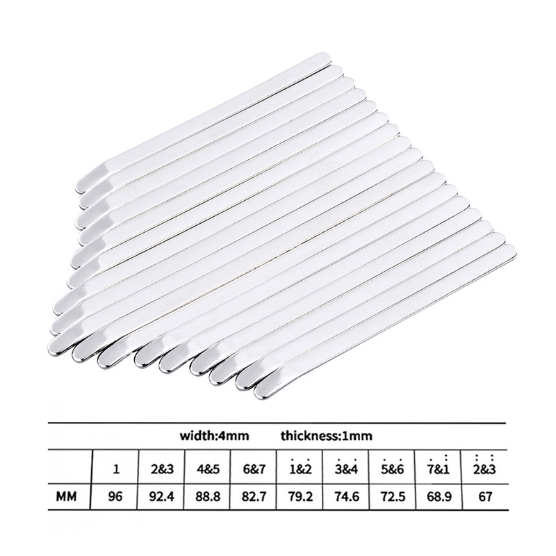 17 Keys Thumb Piano Keys Replacement Kit Manganese Steel for