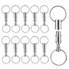 Aeaocvo 10 PCS Detachable Key Ring Quick Release Keychain, Heavy