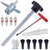 Quick Change Tire Valve Tool Kit,Tire Valve Stem Core Quickly