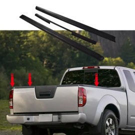 3PCS Bed Rail Caps Tailgate Protector Fit For 2005-2014 Nissan Frontier King Cab