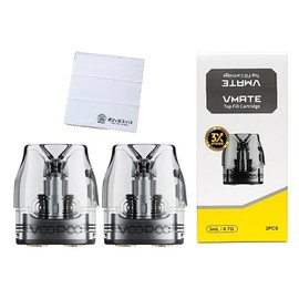 2 Pack of 3ml / Vmate / Vmate / Vmate E / Vmate E2 / V.THRU Pro / Vmate Pro / Vmate Infinity Edition / Vmate Max / VMATE PRO Power Edition / Vmate i2 Kit Replacement POD Boop Pot [A-18] (0.4Ω) with