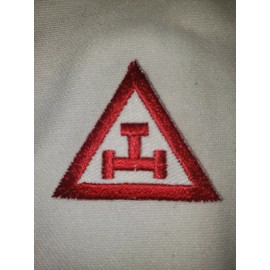 Royal Arch Masonry  Iron-On Patch Capitular Masonry  Emblem  1 1/2" Wide  NOS