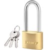 XTUFF Solid Brass Padlock with 3 Same Keys, Keyed Alike