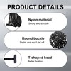 GMHLLES 80PCS Nylon Universal Cable Tie Buckle Heavy Duty Self-Locking