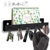 Echehi 5 Hooks Metal Key Holder with Shelf, 3 Way