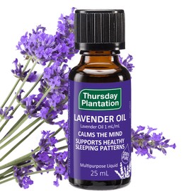 Thursday Plantation 100% Pure Lavender Oil (1mL/mL), 25 milliliters