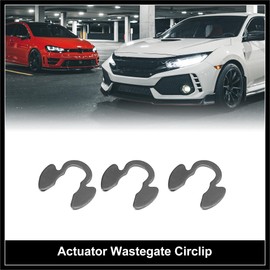 Hihaha 3pcs Turbocharger Actuator Wastegate Circlip E Clip Pin for Car Durable Material
