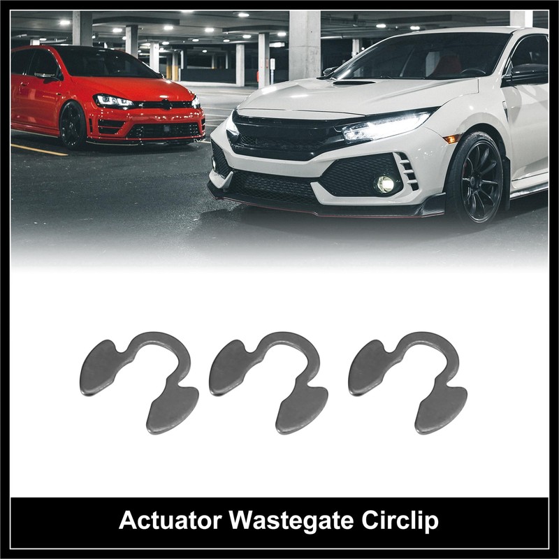 Hihaha 3pcs Turbocharger Actuator Wastegate Circlip E Clip Pin for