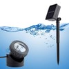 Mini Solar Lights Underwater, 6 LEDs Waterproofing Solar Spotlight, Light