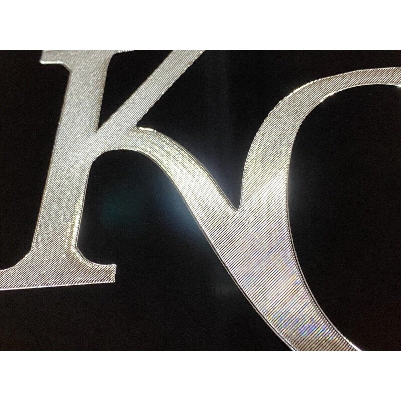 BLVD ENGRAVED Kansas City Royals Fan Car Tag Diamond Etched
