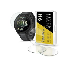 iDaPro [4Pcs Screen Protector for Garmin Forerunner 165 / Forerunner 165 Music,Tempered Glass,9H Hardness,Anti-Scratch,Anti-Bubble,Easy Installation