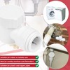 SPARES2GO Emergency Stop Valve 15mm Speed Push Fit 1/4 Turn