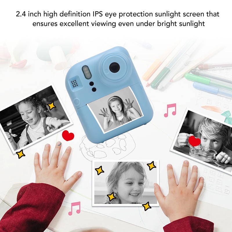 2.4inch IPS Screen Instant Print Camera 12MP Digital Children Video