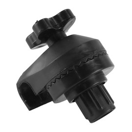 Alnicov 2 Pcs Swing Canopy Accessories Set Plastic Fittings Frame Fixing Brackets for Garden Canopy and Swing Frame Black