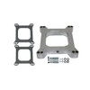 1" Open Square Aluminum Carburetor Spacer, Compatible with Edelbrock Holley