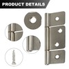 Screw Man Three Leaf Non-Mortised Hinge for Mobile Home &