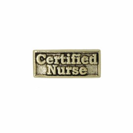 Jim Clift Design Certified Nurse Gold Lapel Pin - 1 Count