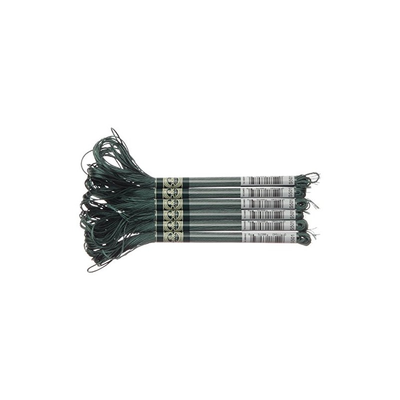 DMC DMC1008F #S501 Satin Thread Embroidery Thread 6 Bundles #25