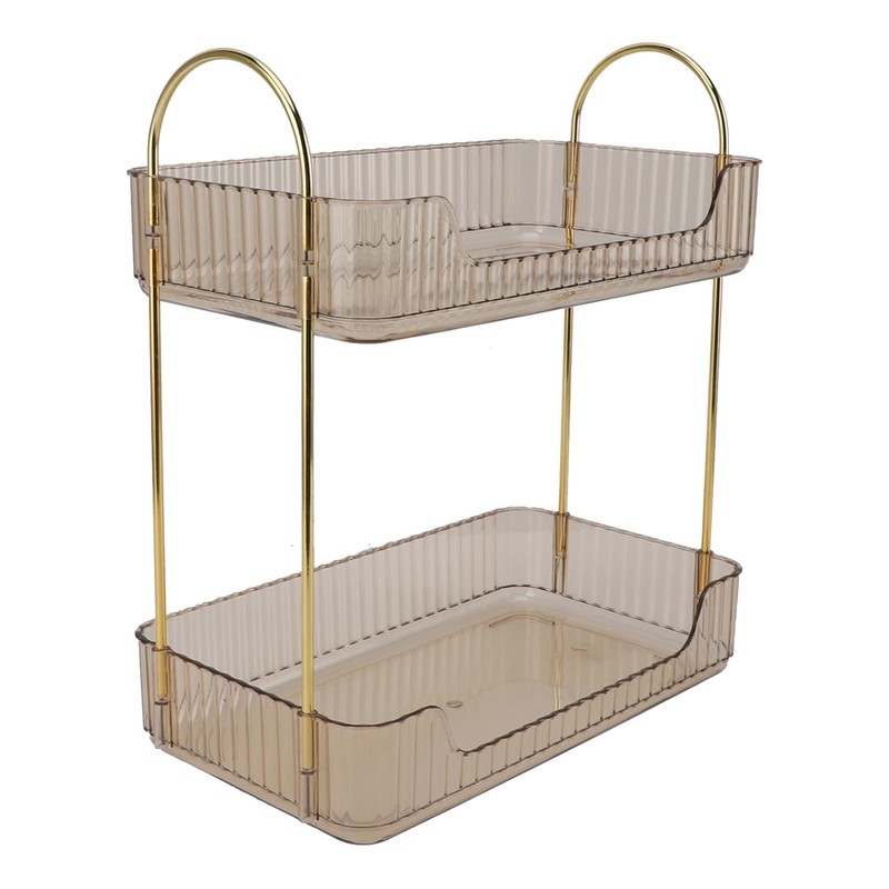 Double Layer Makeup Stand Modern Light Luxury 2 Tier Makeup