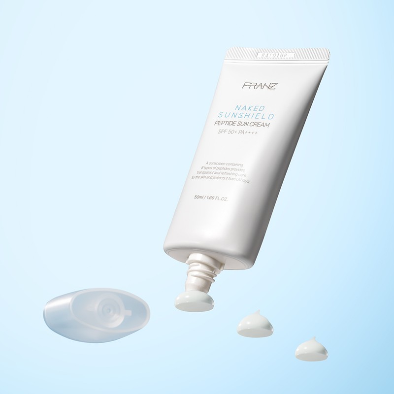 Franz Naked Sunshield Peptide Sun Cream 50ml - Franz Naked