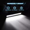 Nilight 17 in 108W LED Light Bar Spot Flood Combo
