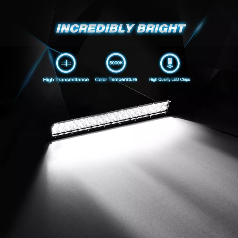 Nilight 17 in 108W LED Light Bar Spot Flood Combo