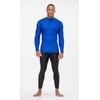 DEVOPS 3 Pack Men's Athletic Turtle Neck Long Sleeve Compression