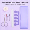 Beauticom Personal Box Storage Case for Professional Manicurist Nails Pedicure