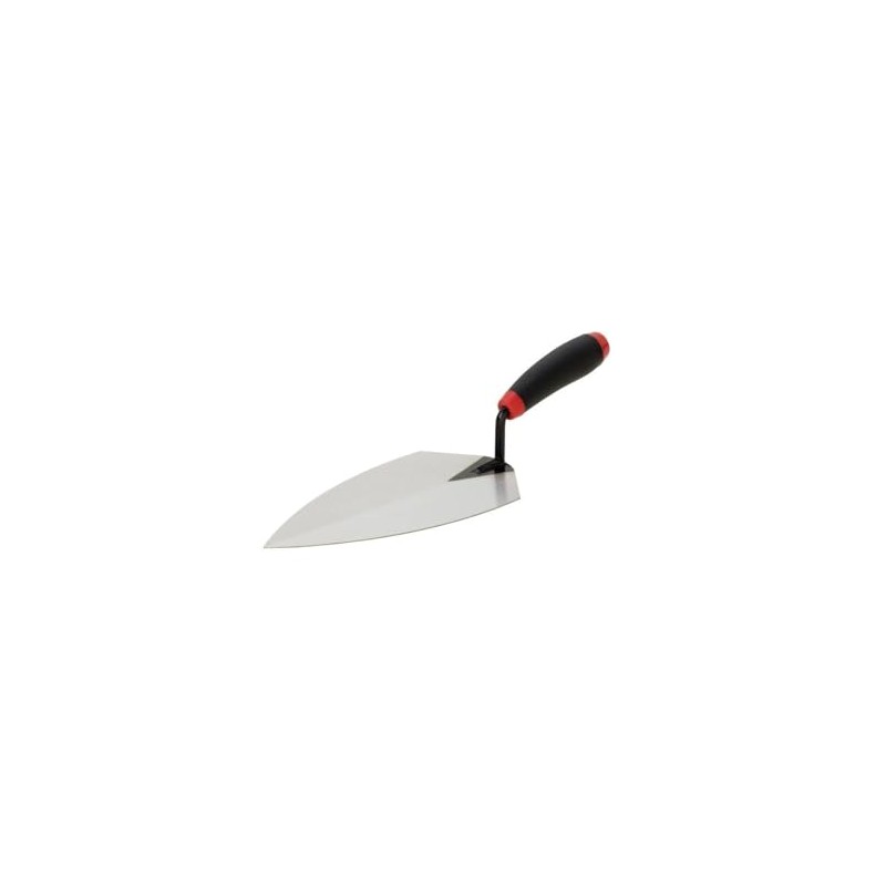 Hyde Tools 18090 10-Inch MaxxGrip Philadelphia Style Brick Trowel