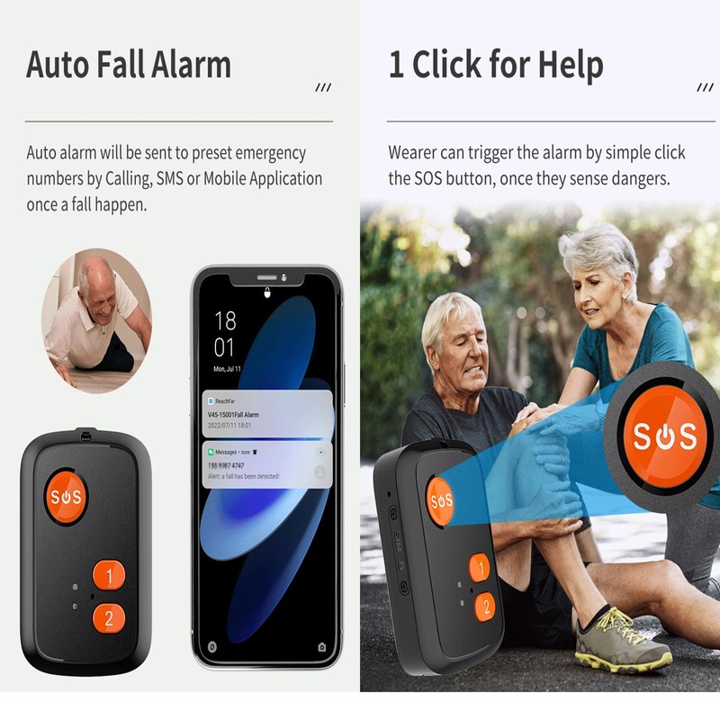 Caregiver Call Button - Emergency SOS Alert Call Button, Life