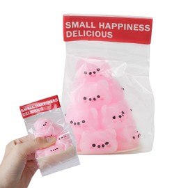 Taba Squishy Toys, Cute Kawaii Cat Paw Squeeze Toys ,Sticky Squishy Fidget Toys Silicone Squeeze Toy for Stress Relief,Cute Soft Sticky Toys,Best Valentines Gift for Anniversary (Pig Tower)