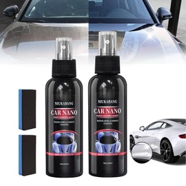 2Pcs Nurafix Nano Car Spray, Nurafix Nano Scratch Remover, Nurafix Nano Spray, Car Scratch Repair Nano Spray, Nano Ceramic Coating Polishing Spraying, Quick Repairing Scratch (120ml+100ml)