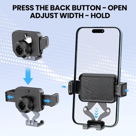 Phone Cradle for SwftGaze Dash Mount Phone Holder- B Size 0.98" /25mm Dash Ball - Double Socket Arm- A/B Ball, Additional Phone Arm for DIY