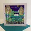 Rachel Ellen Happy New Home Card - House Wild Flowers