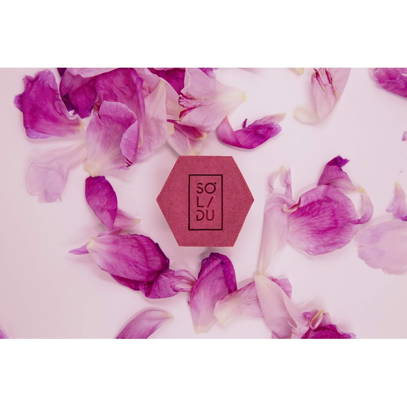 Solidu Pink Solid Shampoo Bar for Normal Hair 65g