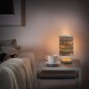 YYZZH Table Lamp Library Bookshelf Book Candle Nightstand Lamp with