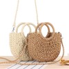Inshere Women's Straw Beach Bag, Woven Shoulder Bag with Handbag,