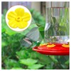 Andiker 20Pcs Hummingbird Feeder Replacement Flowers with Cleaning Brush, Yellow