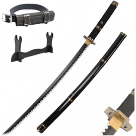 Zoro Replica Sword Bamboo,Roronoa Zoro Replica Swords,Zoro Cosplay Replica Sword,Suitable for Cosplay, Decoration, Collection
