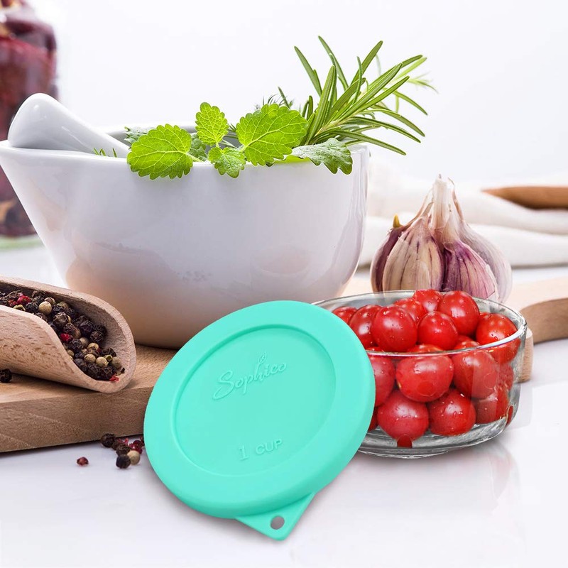 Sophico 1 Cup Round Silicone Storage Cover Lids Replacement for
