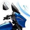 10" Windshield Windscreen Wind Splitter Compatible with Harley CVO Street
